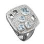 Preview: Ring 18mm Viereck Zirkonias aqua weiß glänzend rhodiniert Silber 925 Ringgröße 54 Preview: Ring 18mm Viereck Zirkonias aqua weiß glänzend rhodiniert Silber 925 Ringgröße 54