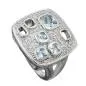 Preview: Ring 18mm Viereck Zirkonias aqua weiß glänzend rhodiniert Silber 925 Ringgröße 54 Preview: Ring 18mm Viereck Zirkonias aqua weiß glänzend rhodiniert Silber 925 Ringgröße 54
