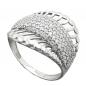 Preview: Ring 18mm mit vielen Zirkonias glänzend rhodiniert Silber 925 Ringgröße 56 Preview: Ring 18mm mit vielen Zirkonias glänzend rhodiniert Silber 925 Ringgröße 56