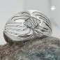 Preview: Ring 12mm mit Zirkonias glänzend diamantiert rhodiniert Silber 925 Ringgröße 57 Preview: Ring 12mm mit Zirkonias glänzend diamantiert rhodiniert Silber 925 Ringgröße 57