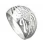 Preview: Ring 12mm mit Zirkonias glänzend diamantiert rhodiniert Silber 925 Ringgröße 57 Preview: Ring 12mm mit Zirkonias glänzend diamantiert rhodiniert Silber 925 Ringgröße 57