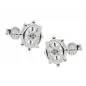 Preview: Ohrstecker Ohrring 9mm Steuerrad Zirkonia Silber 925 Preview: Ohrstecker Ohrring 9mm Steuerrad Zirkonia Silber 925