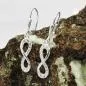 Preview: Ohrbrisur Ohrhänger Ohrringe 32x6mm Acht Unendlichkeitszeichen mit Zirkonias Silber 925 Preview: Ohrbrisur Ohrhänger Ohrringe 32x6mm Acht Unendlichkeitszeichen mit Zirkonias Silber 925