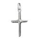 Preview: Anhänger 20x6mm Kreuz mit Zirkonias matt-glänzend Silber 925 Preview: Anhänger 20x6mm Kreuz mit Zirkonias matt-glänzend Silber 925