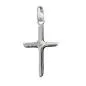 Preview: Anhänger 20x6mm Kreuz mit Zirkonias matt-glänzend Silber 925 Preview: Anhänger 20x6mm Kreuz mit Zirkonias matt-glänzend Silber 925