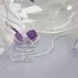 Preview: Durchzieher Ohrring Ohrhänger 140x10mm Venezianerkette mit ca. 6mm-Amethyst-Kugel Silber 925 Preview: Durchzieher Ohrring Ohrhänger 140x10mm Venezianerkette mit ca. 6mm-Amethyst-Kugel Silber 925