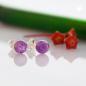 Preview: Ohrstecker Ohrring ca. 6mm Amethyst Silber 925 Preview: Ohrstecker Ohrring ca. 6mm Amethyst Silber 925