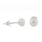Preview: Ohrstecker Ohrring ca. 6x5mm Süßwasserzuchtperle weiß flach Silber 925 Preview: Ohrstecker Ohrring ca. 6x5mm Süßwasserzuchtperle weiß flach Silber 925