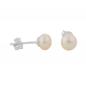 Preview: Ohrstecker Ohrring ca. 65mm Süßwasserzuchtperle roséfarben unrund Silber 925 Preview: Ohrstecker Ohrring ca. 65mm Süßwasserzuchtperle roséfarben unrund Silber 925