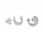 Preview: Ohrstecker Ohrring 8x75mm Halbmond mit Zirkonias und Stern Silber 925 Preview: Ohrstecker Ohrring 8x75mm Halbmond mit Zirkonias und Stern Silber 925