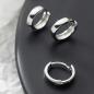 Preview: Ohrring Silber 925 Sterling Elegant, Größe 1,2 cm Preview: Ohrring Silber 925 Sterling Elegant, Größe 1,2 cm