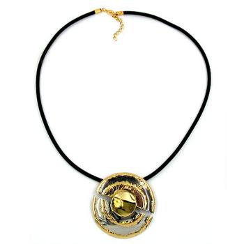 Ohrhaken Ohrhänger Ohrringe 58x39mm Viereckrahmen silberfarben mit Spiralperle kupferbraun Kunststoff