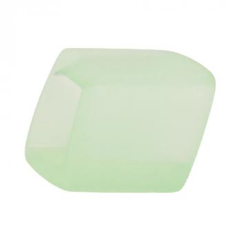 Tuchring 45x36x18mm Sechseck lindgrün-transparent matt Kunststoff