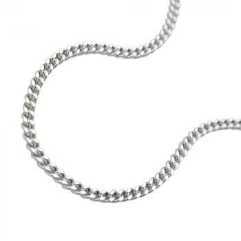 Kette 14mm Flachpanzerkette 2x diamantiert Silber 925 60cm