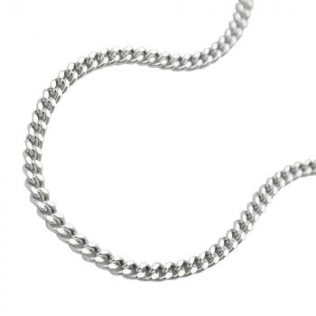 Kette 17mm Flachpanzerkette 2x diamantiert Silber 925 60cm