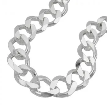 Armband 11x3mm Weitpanzer Silber 925 21cm