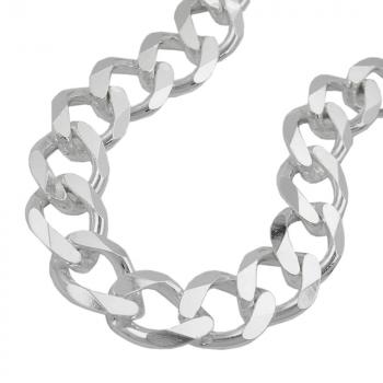 Kette 11x3mm Weitpanzer Silber 925 50cm