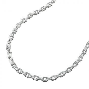 Kette 2mm Ankerkette 8x diamantiert Silber 925 50cm