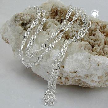 Kette 33mm Singapurkette diamantiert Silber 925 50cm