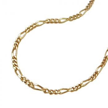 Armband 1,4mm Figarokette 14Kt GOLD 19cm