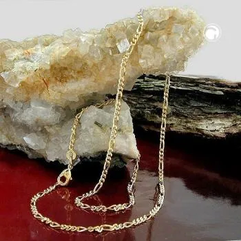 Kette 1,4mm Figarokette 14Kt GOLD 45cm