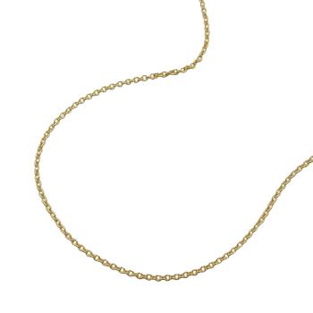 Kette 0,7mm dünne Ankerkette 9Kt GOLD 45cm