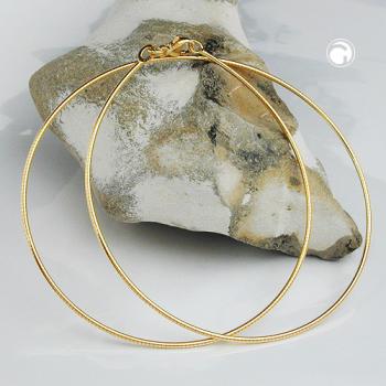 Kette 0,8mm Rundkette 9Kt GOLD 42cm