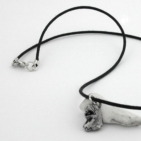 Kette 14x10mm Anhänger Adlerkopf Zinn 45cm Kette 14x10mm Anhänger Adlerkopf Zinn 45cm