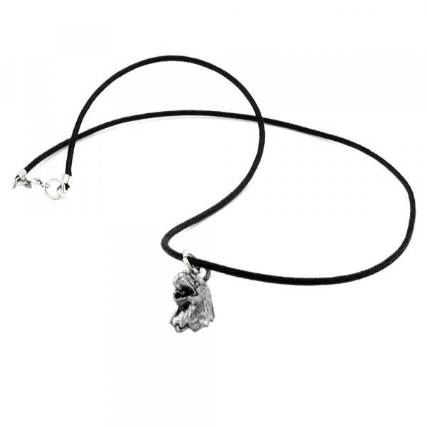 Kette 14x10mm Anhänger Adlerkopf Zinn 45cm Kette 14x10mm Anhänger Adlerkopf Zinn 45cm