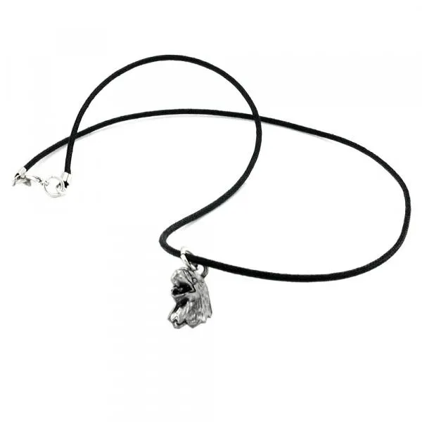 Kette 14x10mm Anhänger Adlerkopf Zinn 45cm Kette 14x10mm Anhänger Adlerkopf Zinn 45cm