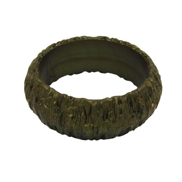 Armreif 87x28mm Borke oliv-metallic Armreif 87x28mm Borke oliv-metallic