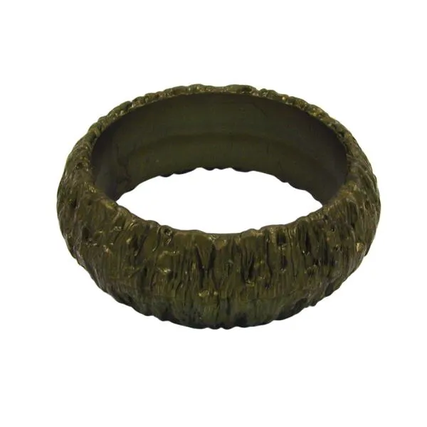 Armreif 87x28mm Borke oliv-metallic Armreif 87x28mm Borke oliv-metallic