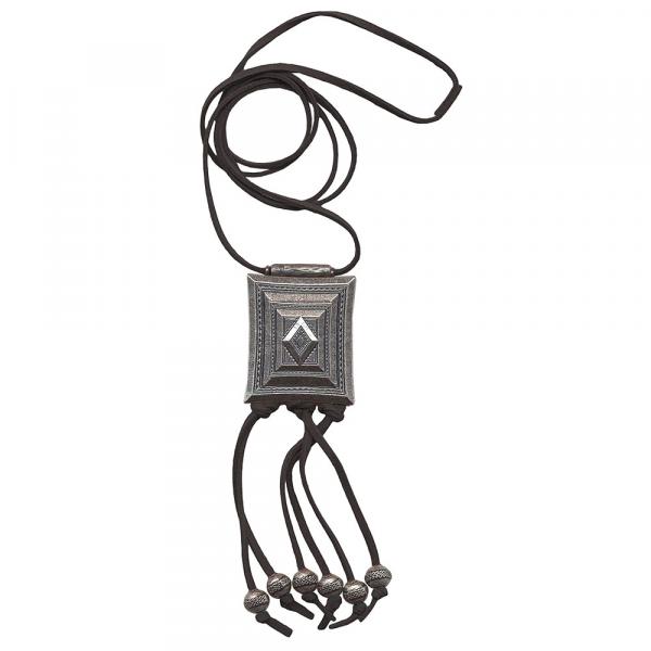 Kette Kunststoff Viereck schwarz altsilberfarben Velourband schwarz 100cm Kette Kunststoff Viereck schwarz altsilberfarben Velourband schwarz 100cm
