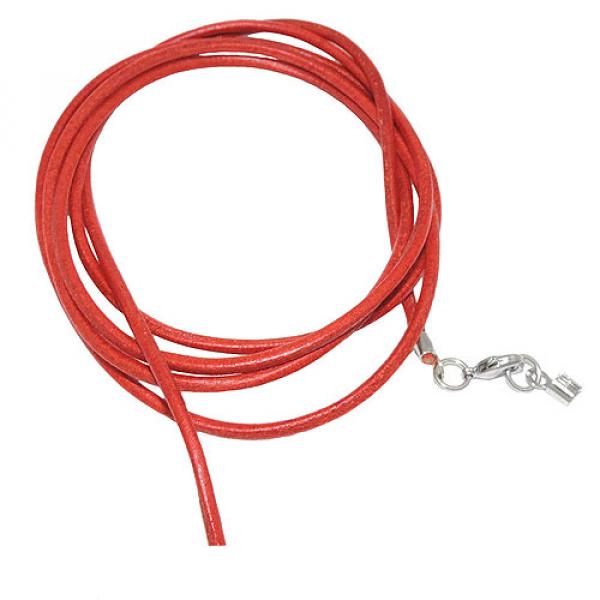 Lederband Rundschnur Rindleder 2mm orange gefärbt mit 1x Verschluss silberfarbig ca. 1m Lederband Rundschnur Rindleder 2mm orange gefärbt mit 1x Verschluss silberfarbig ca. 1m