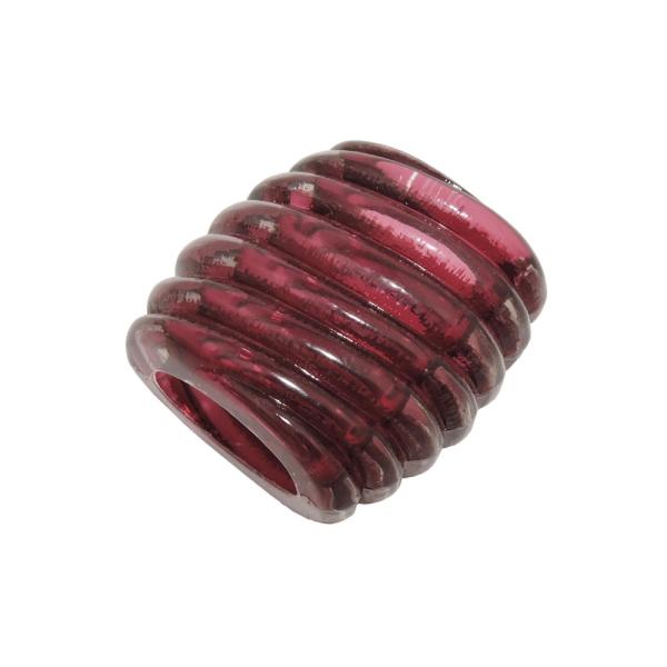 Tuchring 35x34x23mm Spirale Kunststoff pflaume-transparent glänzend Tuchring 35x34x23mm Spirale Kunststoff pflaume-transparent glänzend