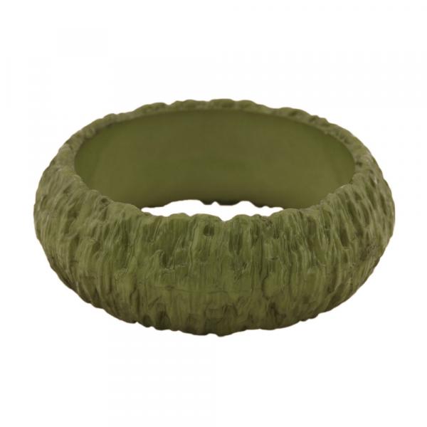 Armreif 87x28mm Borke oliv-grün Armreif 87x28mm Borke oliv-grün