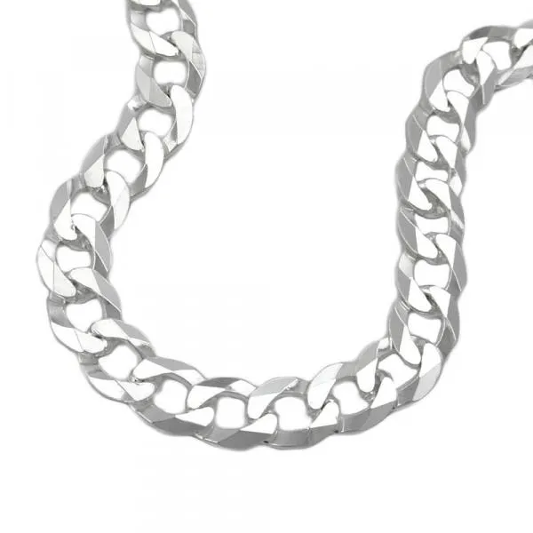 Kette 67mm flache Panzerkette Silber 925 50cm Kette 67mm flache Panzerkette Silber 925 50cm