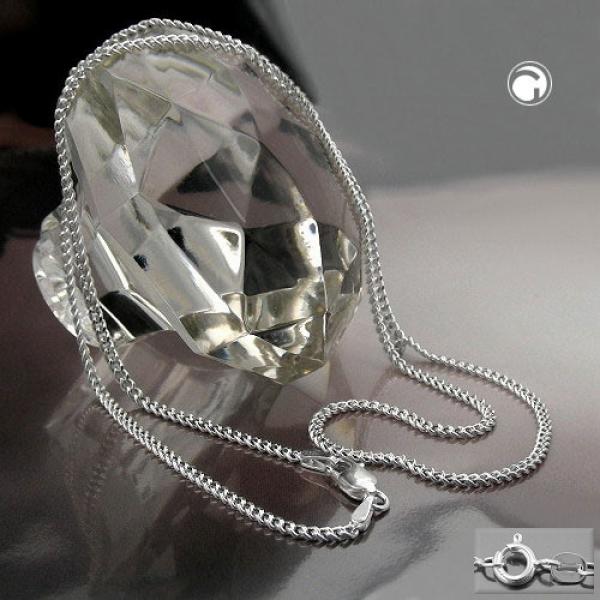 Kette 2mm Flachpanzerkette 2x diamantiertSilber 925 50cm Kette 2mm Flachpanzerkette 2x diamantiertSilber 925 50cm