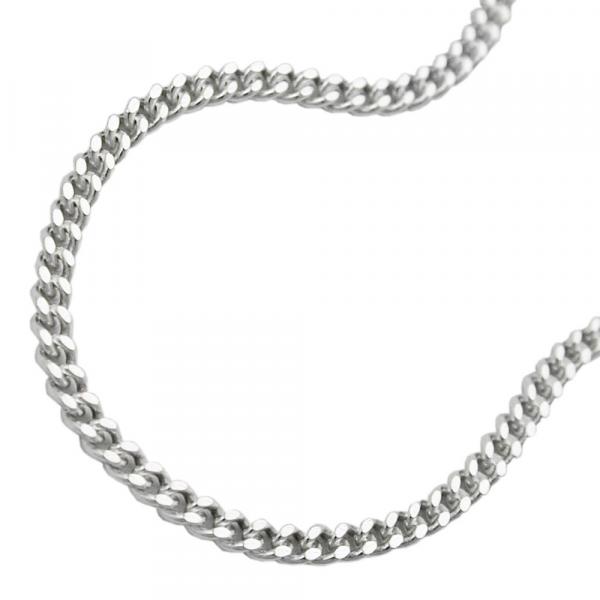 Kette 2mm Flachpanzerkette 2x diamantiertSilber 925 50cm Kette 2mm Flachpanzerkette 2x diamantiertSilber 925 50cm