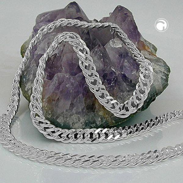 Kette 6mm Zwillingspanzerkette Silber 925 50cm Kette 6mm Zwillingspanzerkette Silber 925 50cm