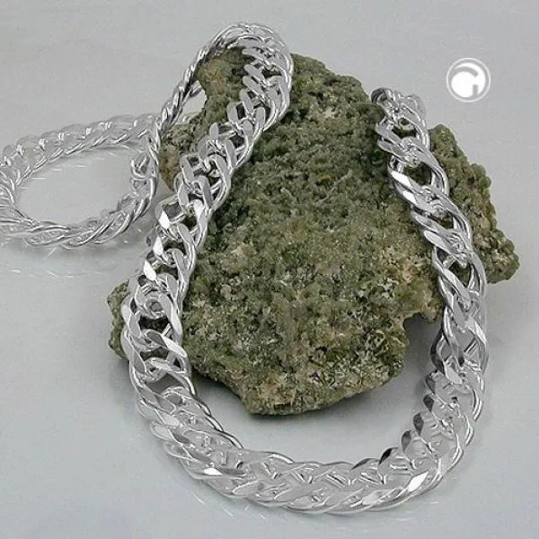 Kette 11x35mm Zwillingspanzer Silber 925 55cm Kette 11x35mm Zwillingspanzer Silber 925 55cm