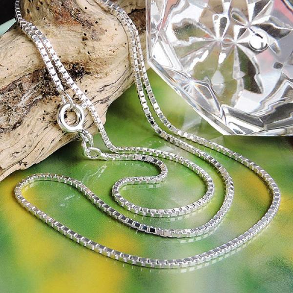 Kette 1mm Venezianerkette Silber 925 60cm Kette 1mm Venezianerkette Silber 925 60cm