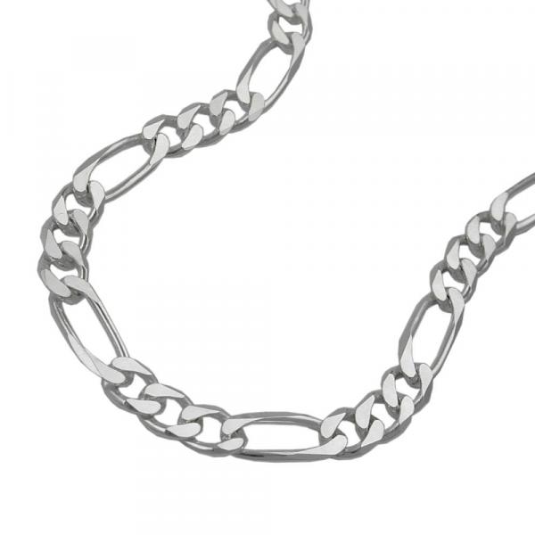 Kette 48mm flache Figarokette Silber 925 50cm Kette 48mm flache Figarokette Silber 925 50cm
