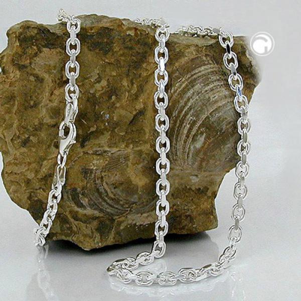 Kette 35mm Ankerkette 4x diamantiert Silber 925 50cm Kette 35mm Ankerkette 4x diamantiert Silber 925 50cm