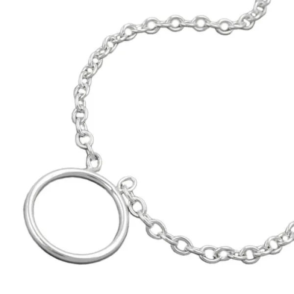 Kette 22mm Ankerkette für Charmeinhänger Silber 925 38cm Kette 22mm Ankerkette für Charmeinhänger Silber 925 38cm