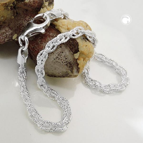 Armband 3mm Doppelankerkette Silber 925 19cm Armband 3mm Doppelankerkette Silber 925 19cm