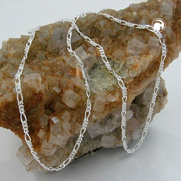 Kette 2mm Figarokette Silber 925 38cm Kette 2mm Figarokette Silber 925 38cm