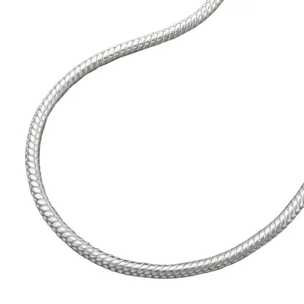 Kette 13mm runde Schlangenkette Silber 925 40cm Kette 13mm runde Schlangenkette Silber 925 40cm