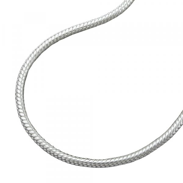 Kette 13mm runde Schlangenkette Silber 925 50cm