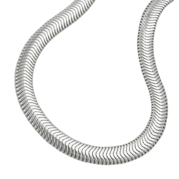Armband 4mm Schlangenkette flach glänzend Silber 925 19cm Armband 4mm Schlangenkette flach glänzend Silber 925 19cm